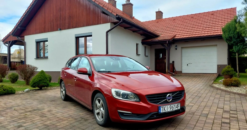 Volvo V60 cena 59500 przebieg: 215000, rok produkcji 2017 z Babimost małe 79